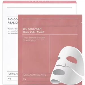 Bio-Collagen Real Deep Facial Lifting Anti-Wrinkle Mask (Pack of 4)